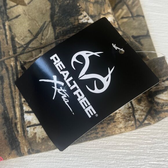 Realtree Xtra Camouflage Tshirt Womens Large Green New Outdoor Hunting - Picture 9 of 9
